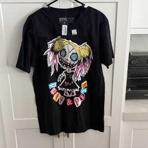 Alexa Bliss Black Graphic T-Shirt Size Medium